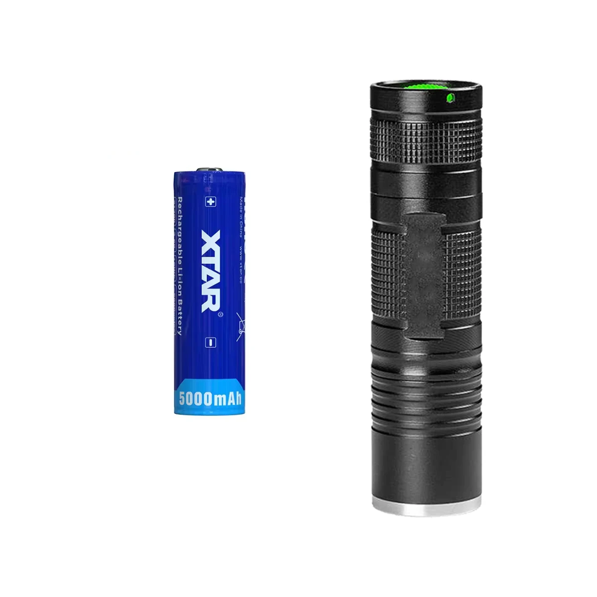 

Аккумулятор Li-ion XTAR 21700 5000 мАч для фонарика и 1 фонарик 21700 в подарок.