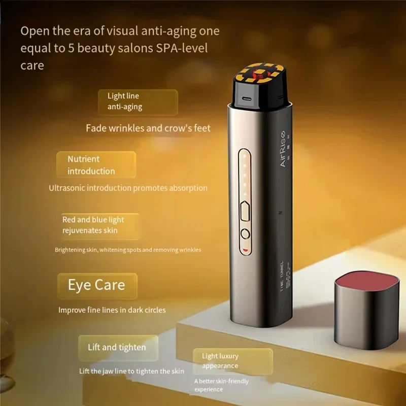 EMS Micro-current เครื่องมือความงาม LED Home Beauty Instrument คอลลาเจนนําเข้าเครื่องมือ Skin Care Rejuvenation สูงความถี่