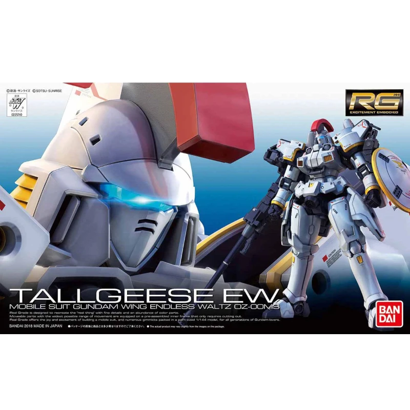 

BANDAI Gundam Original Box Assembly Toy RG1/144 RG28 OZ-00MS Torukis (EW Version) Animation Peripheral Model Collection Gift