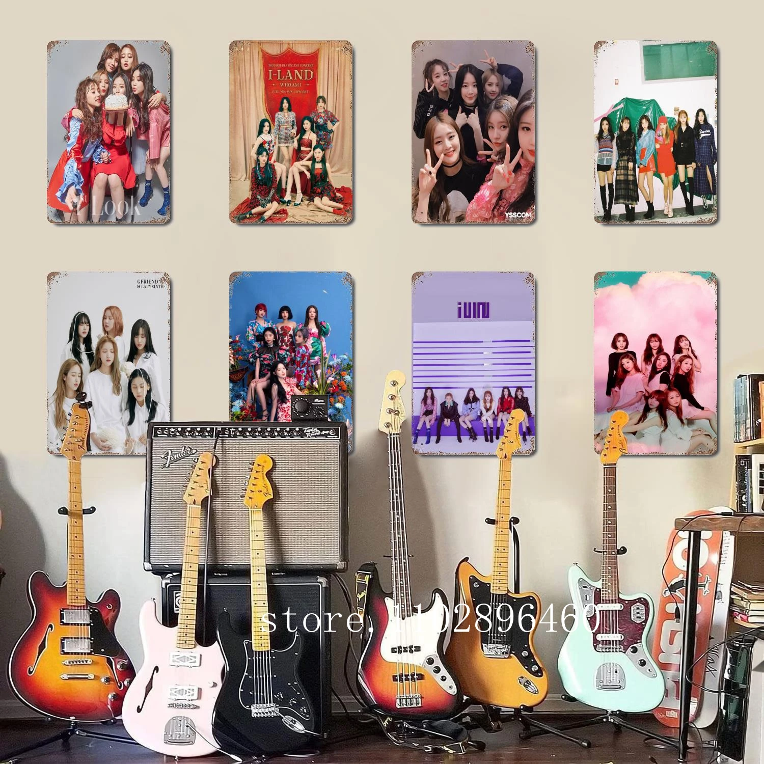 gidle singing Metal Plaques & Signs wall decor Vintage Tin Signs Captain Metal Poster Decor for Bar Pub Club Wall Decoration