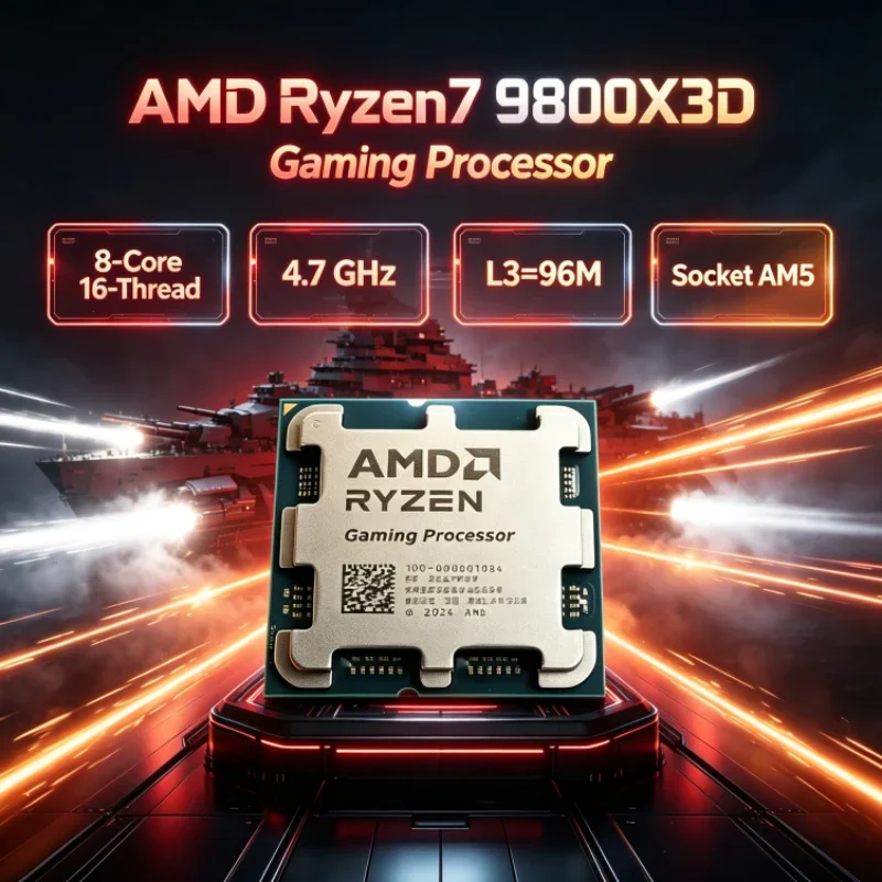 Processador AMD Ryzen 7 9800X3D: A Elite do Gaming Mundial