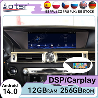Touch Screen Android 14 Auto Multimedia Car Radio For Lexus GS 2012-2020 Car GPS Navigation Audio Stereo Head Unit Carplay