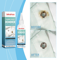 Jakehoe Fabric Rust Remover Gentle Cleaning Color Protection Yellow Edge Cleaner for Clothing Removal of Rust Stains