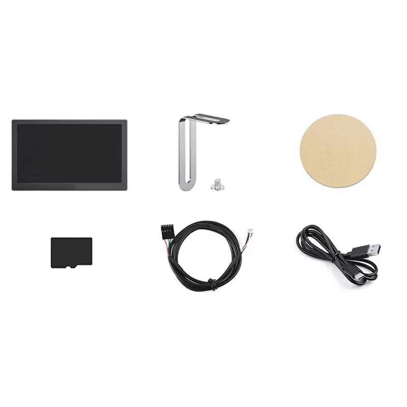 

ABLU-7-дюймовый IPS-дисплей USB-шасси Вторичный экран RGB Атмосферный экран 800X480 с функцией звукоснимателя Черный Прочный