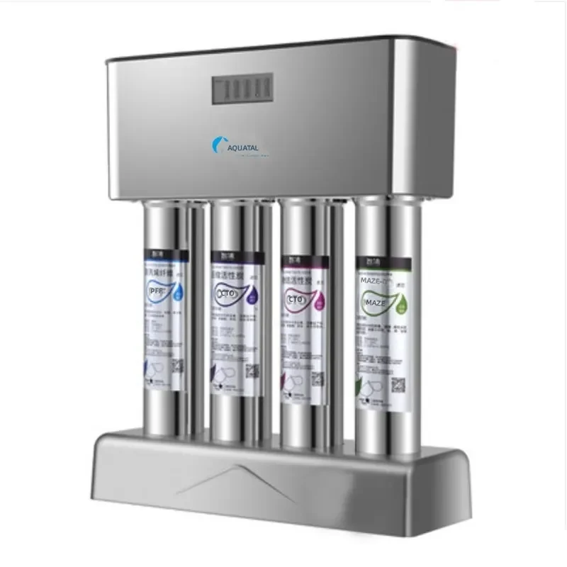 UF Water Filter System 4 Stage For Home Kitchen Drinking Water, Tap Treatment And Point Of Use Installation With Filter Access