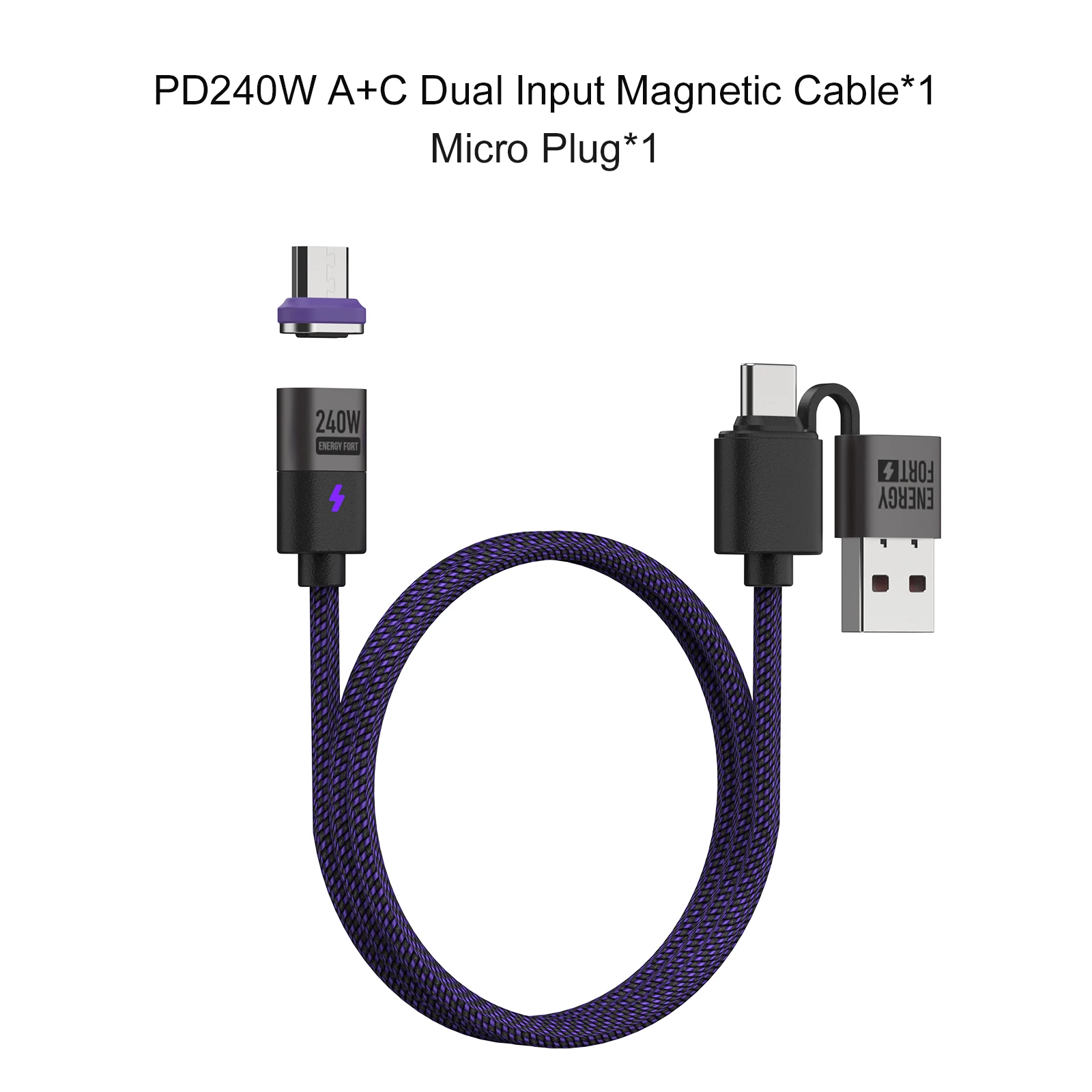 MOSHOU 240 W magnetisches Ladekabel PD3.1 5 A Schnelllade-USB-C-Kabel magnetisches Telefon-Ladekabel für iPhone 17 Pro Max Samsung Xiaomi 6