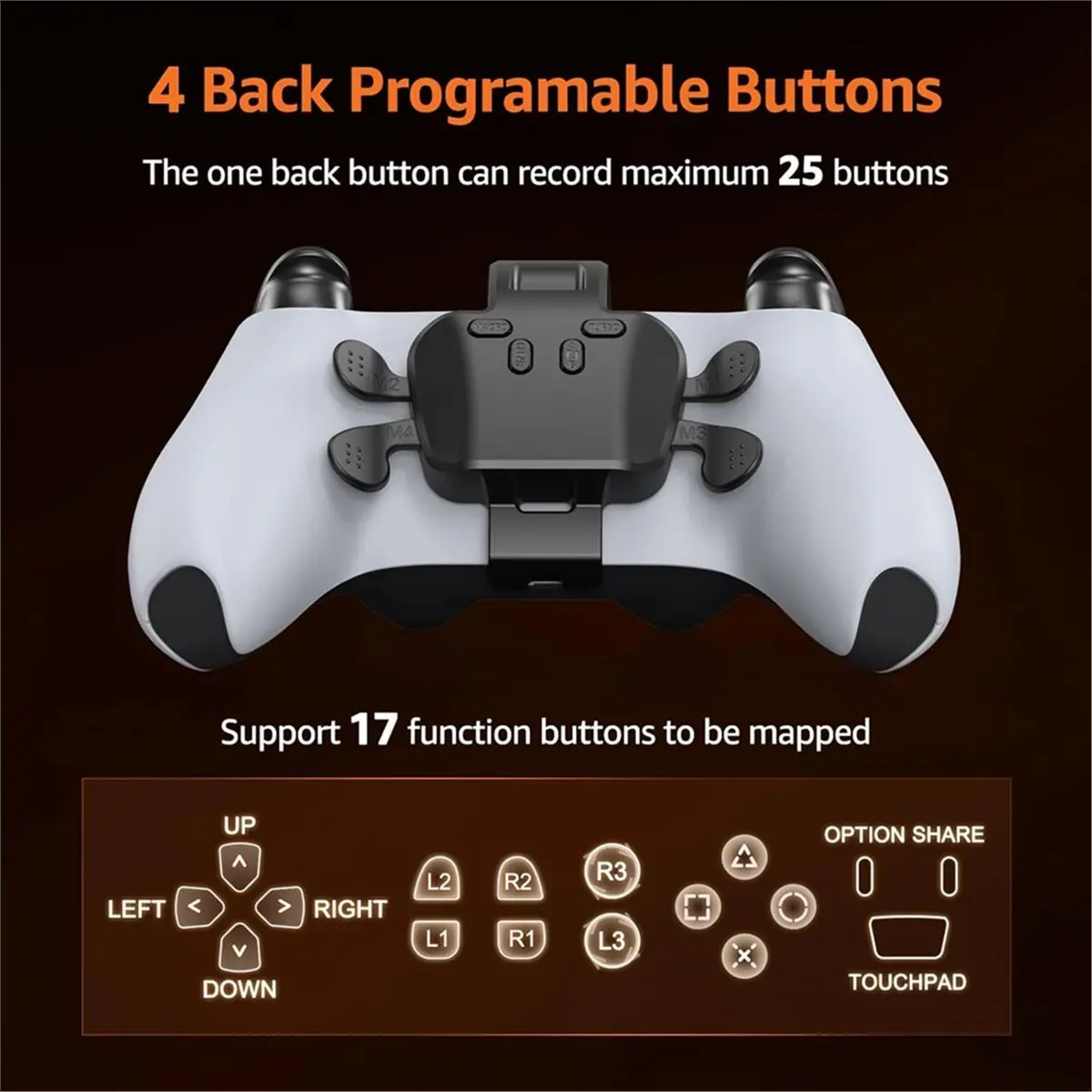 [Singles'Day Sale] Paddles for with MIC Function, Upport Combo/Turbo/Key Swap/Remapping Features, for /PC/