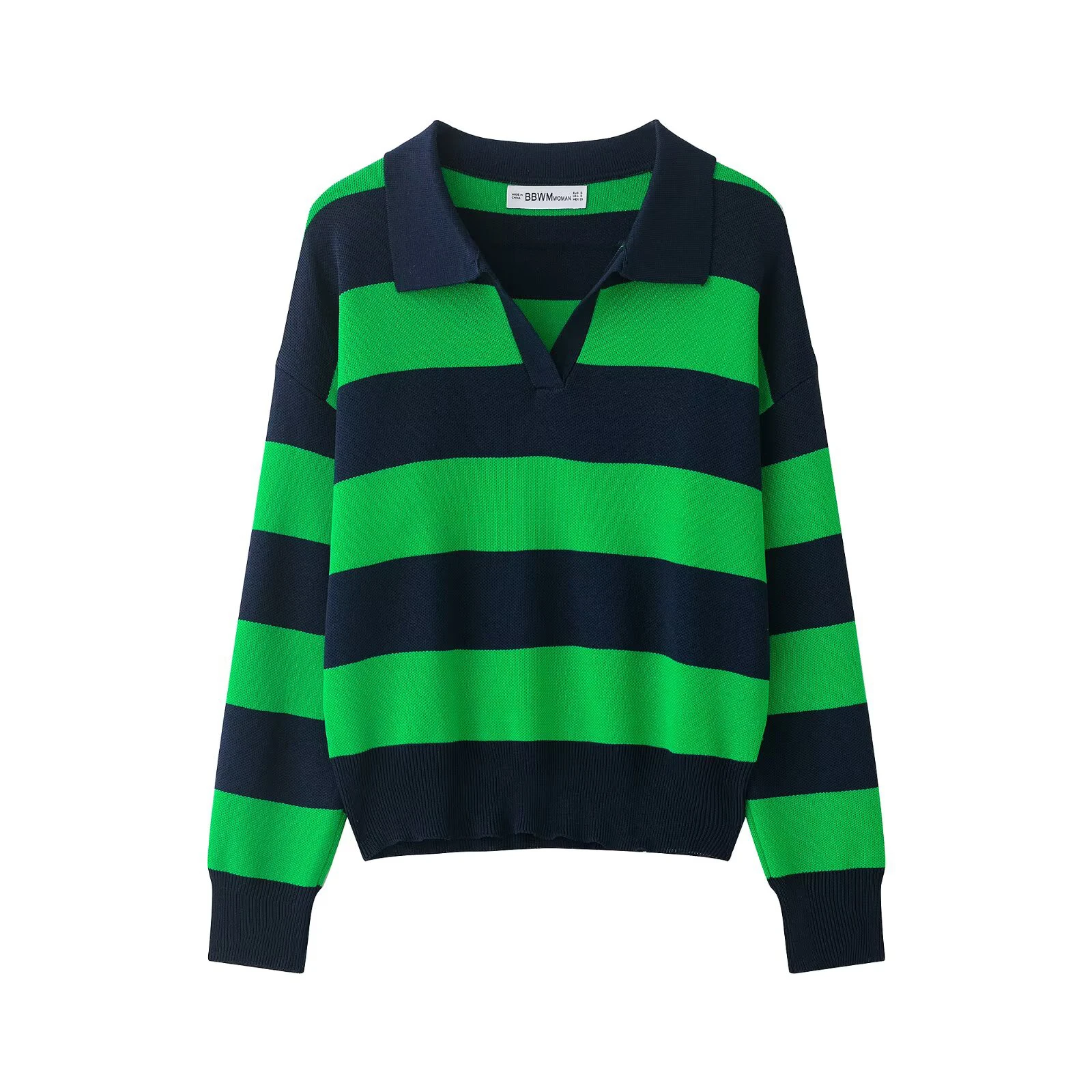 Thumbnail 3 - #61 Latest Striped Knit Sweaters Offers