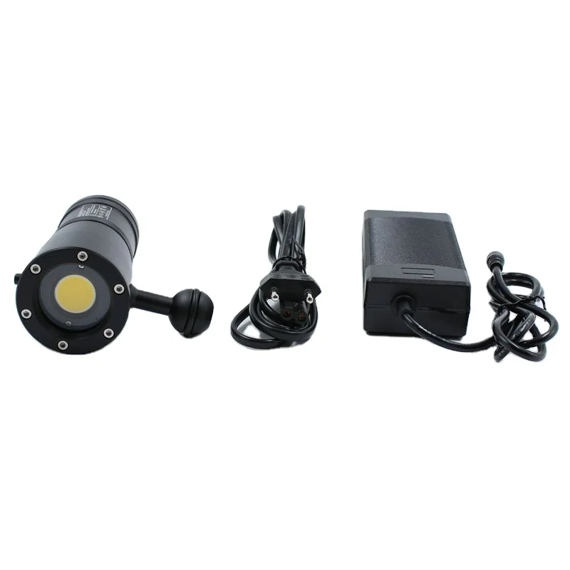 5000 Lumen IPX8 Waterproof Video & Photo Film Dive Torch COB Diving Video Light Aluminum Alloy