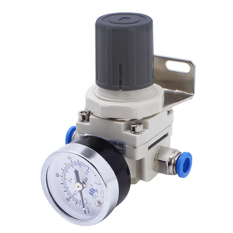 Pneumatic pressure regulator AR2000-02 air compressor pressure reducing valve, air source control valve, 2 points pneumatic valv