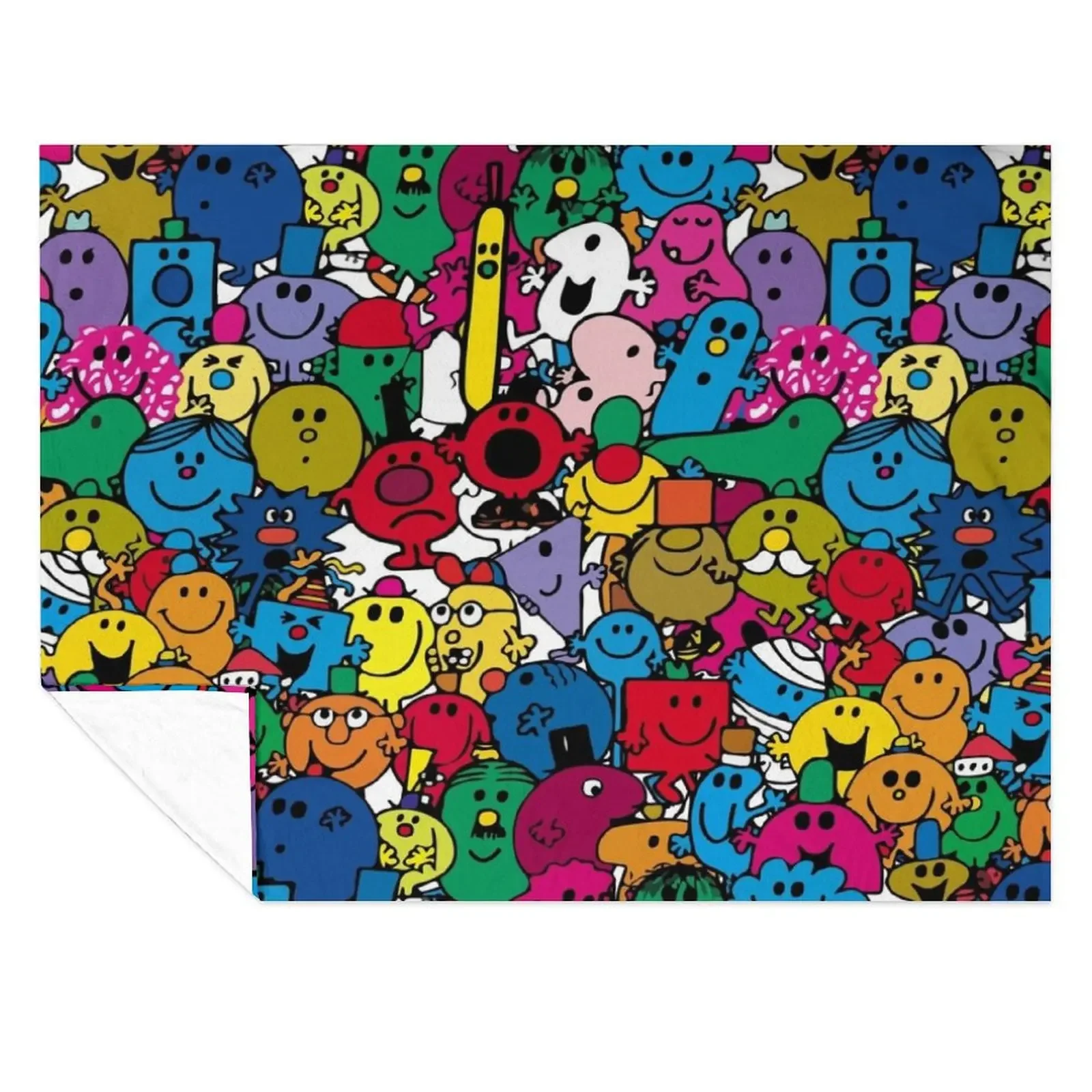 

Mr Men Pattern Throw Blanket Sofa Bed linens Bed Tourist Blankets