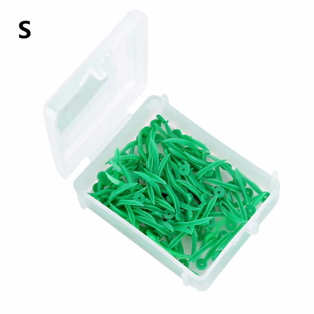 

4 boxes of assembled 400pcs/perforated dental disposable wedge all 4 sizes of interdental wedges non-toxic medical grade plastic