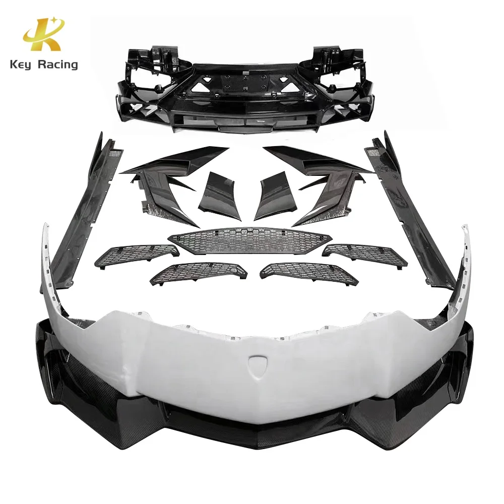 LP700 LP720 Carbon Fiber Glass Fiber MSY Style Body Kit Front Rear Bumper Side Skirts For Lamborghini Aventador LP700 LP720