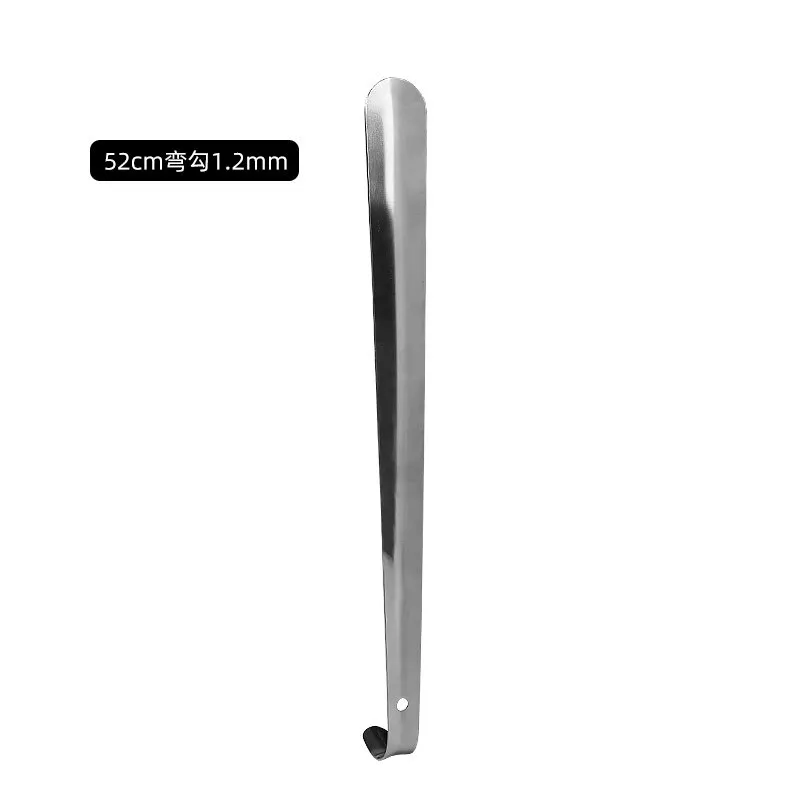 1pcs Portable Home Supply Stainless Steel Shoes Lifter Shoespooner Durable Tool Wearing Long Handle Pull Professional Shoehorns