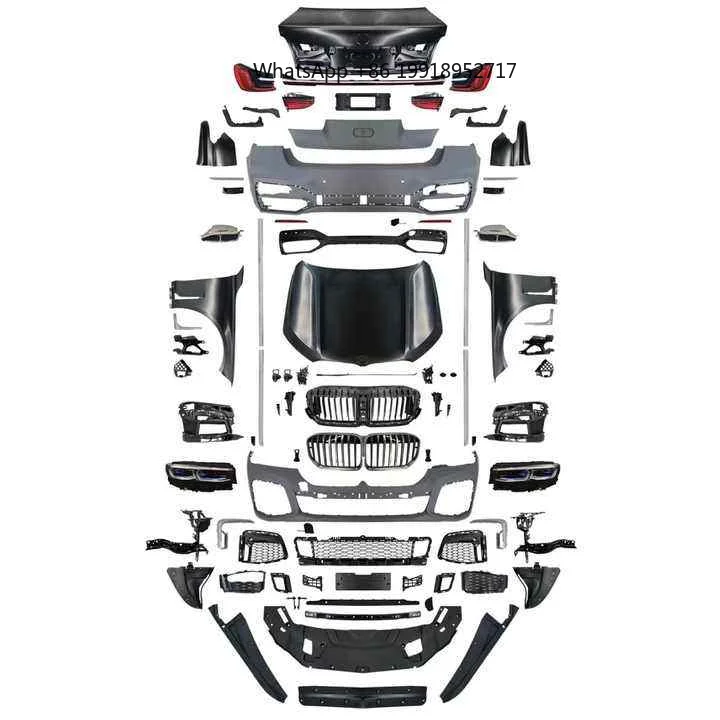 High Quality PP Old Version Modify to New 2021 G12 Executive Edition Style Car Body Kit for BMW 7 Series F02 2009-2015 JJ790