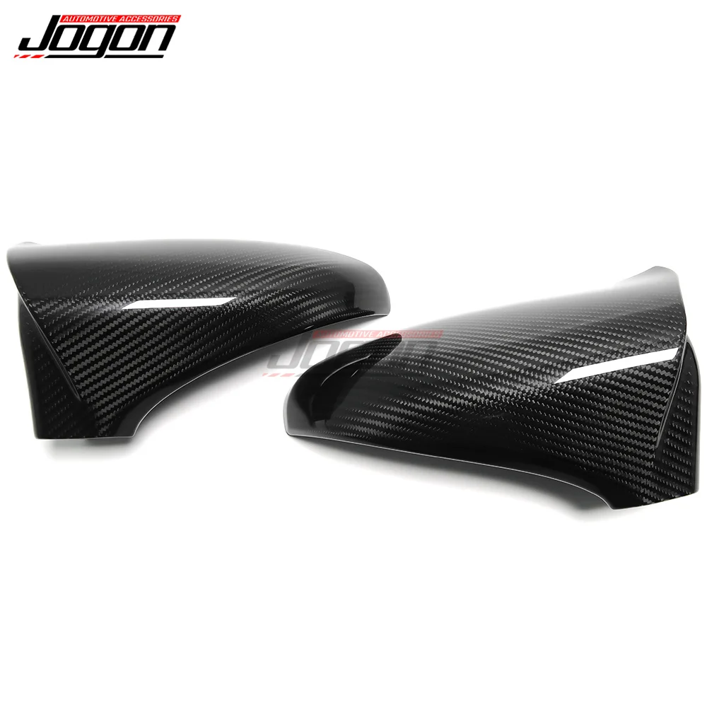 2PCS Real Carbon Fiber Car Rearview Mirror Cover For Lexus IS GS LS RC300 350 RC F SPORT Wing Side Mirror Cap Exterior Accessory