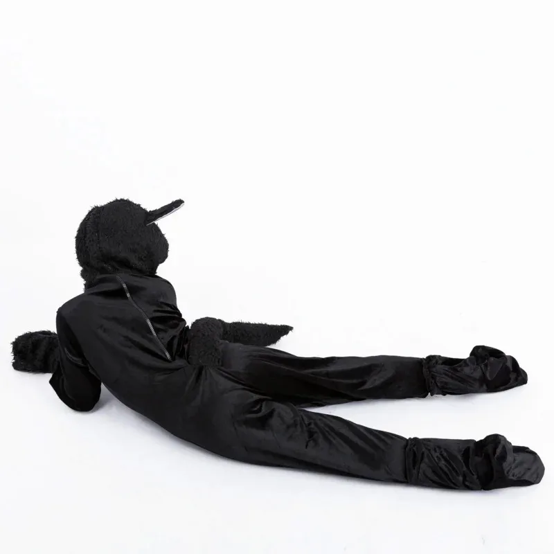 Детская пижама с черным котом и животными, комбинезон, пижама с пандой для мальчиков и девочек, одежда для сна, костюм для сна