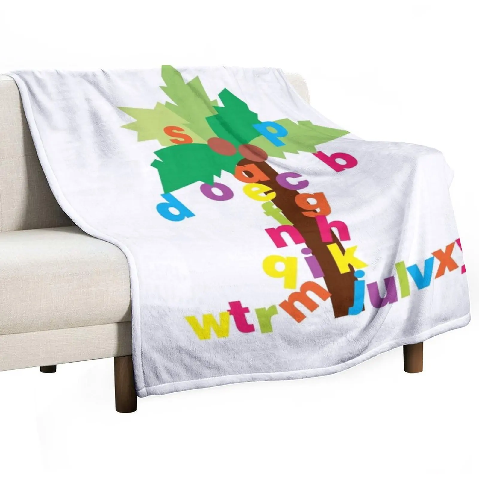 Chicka Chicka Boom Boom. Throw Blanket Flannels Luxury Soft Big Thins Warm Sofa Throw Blankets