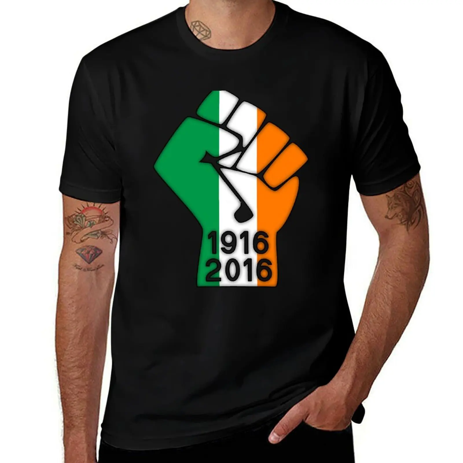 

Ireland 1916 Power Fist T-Shirt Thanksgiving Casual Tee