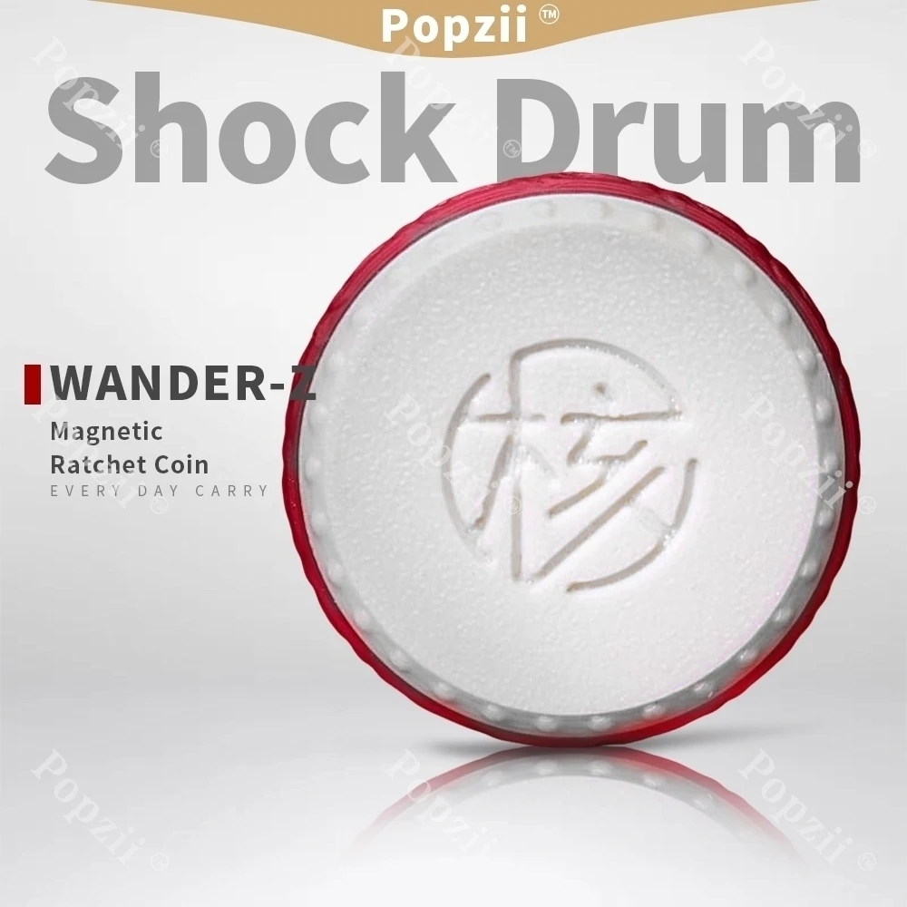 

WANDER Z Shock Drum EDC Магнитная трещотка Монета Крутой гаджет для взрослых Сенсорные игрушки Офисные гаджеты для снятия стресса Игрушки для тревоги