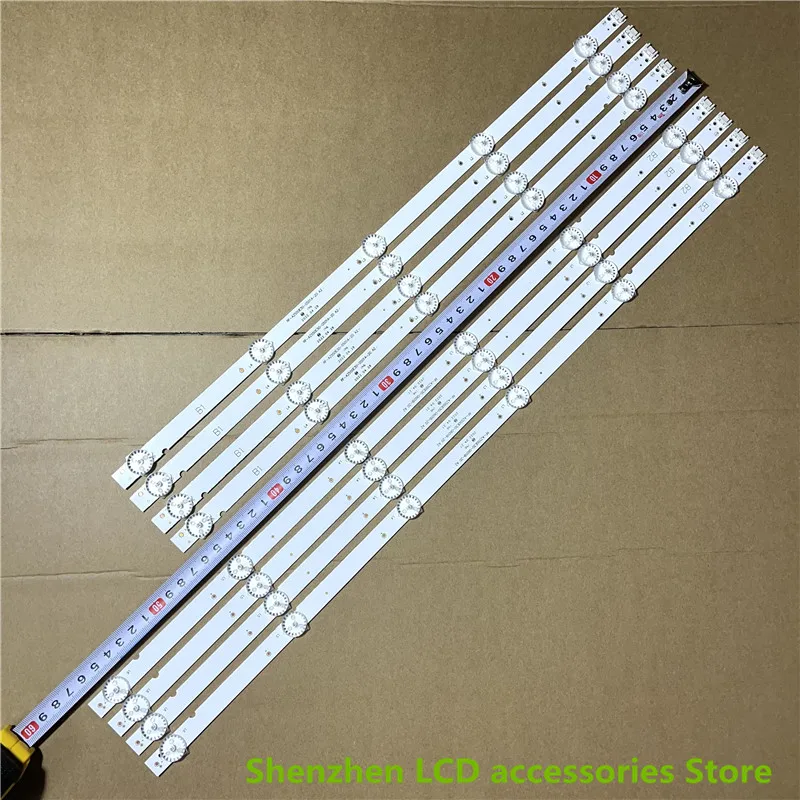 

FOR RF-AZ550E30-0501A-20 A2 B1 RF-AZ550E30-0601B-20 A2 B2 55UJ6200 55UJ620 3V 2W 5+6LED 570MM +465MM 3V