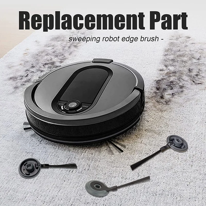 Paquete de 16 cepillos laterales RVSBK950 para Robot Shark ION de techebook, compatibles con Shark Robot R85 RV850 aspiradoras