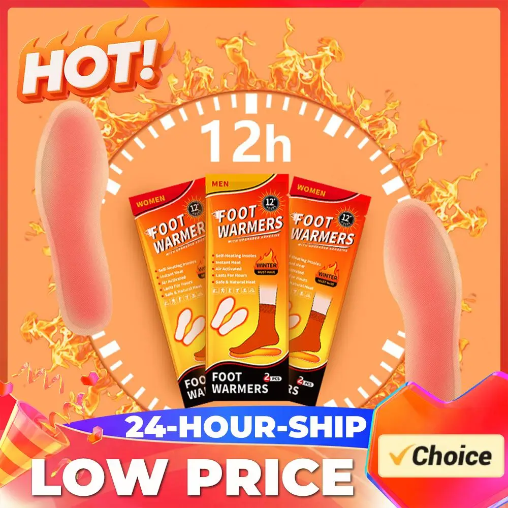

10 пар одноразовых греющих стельок для ног с постоянным нагревом, грелки для пальцев ног для охоты и активного отдыха на природе