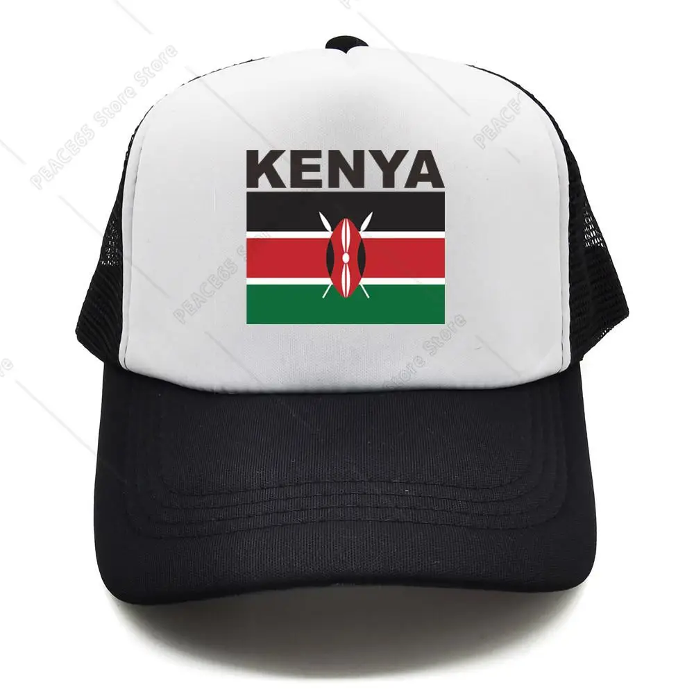 

Kenya Trucker Cap Summer Men Cool Country Flag Hat Baseball Caps Unisex Outdoor Mesh Net Caps