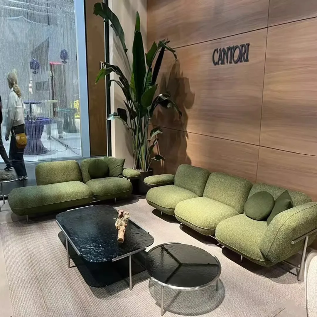 Semplice divano singolo doppio triplo appartamento piccolo divano domestico