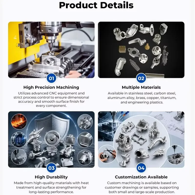 Custom Marine Grade Hardware High Precision Casting Yacht Spare Parts for Boat Equipment Assembly Durable Metal Fittings High