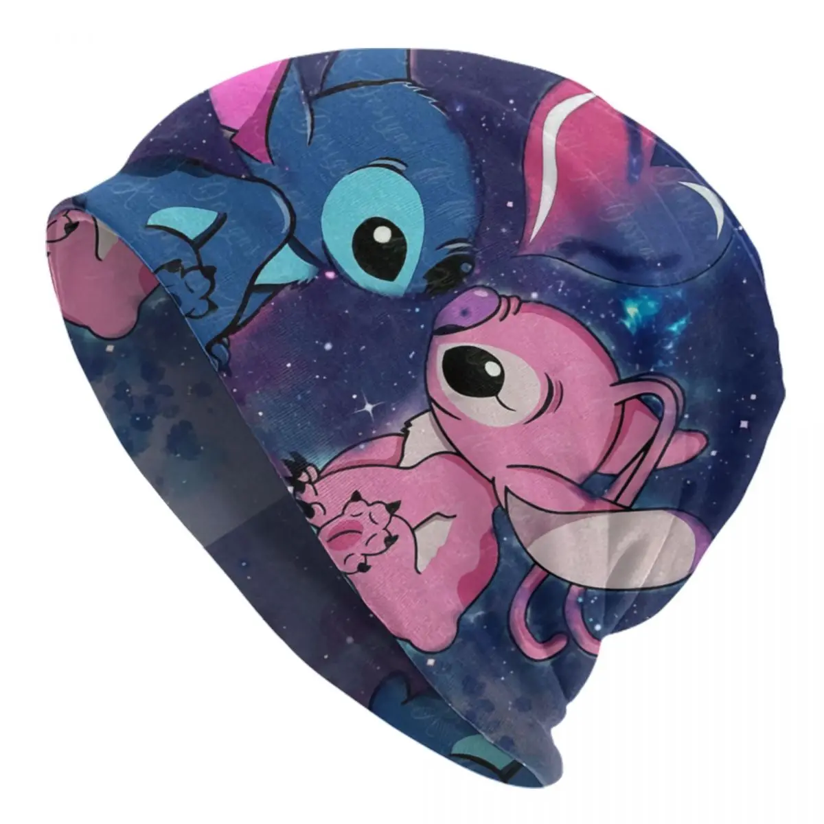 

Lilo Stitch Cartoon Anime Manga Skullies Beanies Caps Unisex Winter Warm Knitted Hat Men Women Cool Adult Bonnet Hats Ski Cap