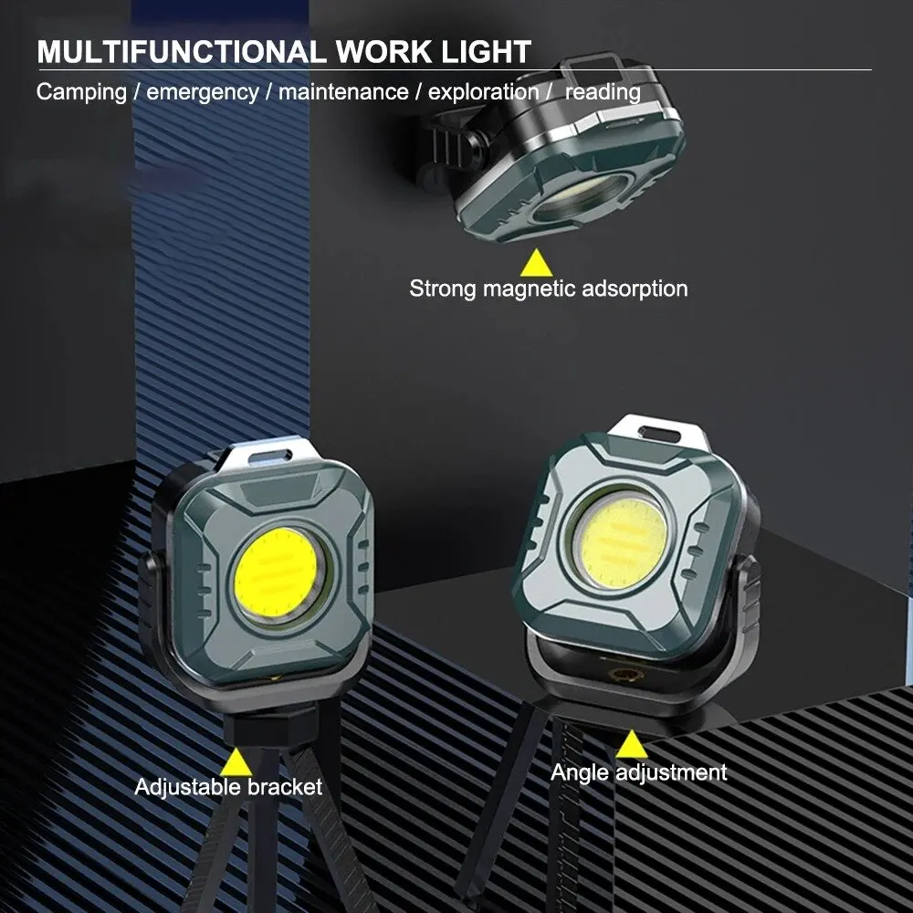 Amanecer Fire-Mini linterna Led KXK986, luz de trabajo con imán, lámpara Led recargable portátil, luz de emergencia