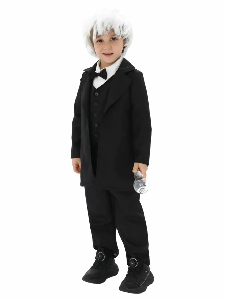 أزياء الهالوين المخترعة إديسون أداء الحضانة الاسمية المرحلة الزي ملابس تنكرية ملابس مهرجان الأطفال