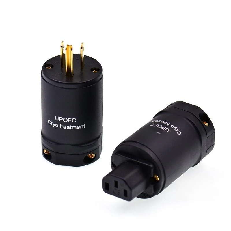Single crystal copper power plug tail, frozen version audio plug tail