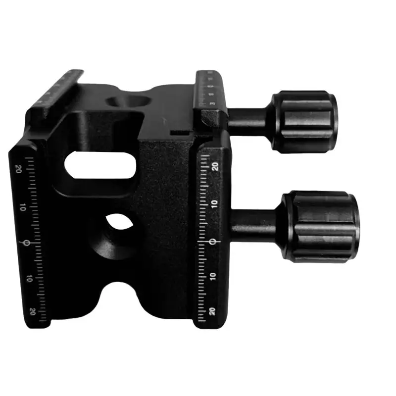 B31B Double Quick Release L Clamp 90 Degree Right Angle Clamp with 1/4 Inch Screw for Arca Swiss RRS for Benro Rail Plate