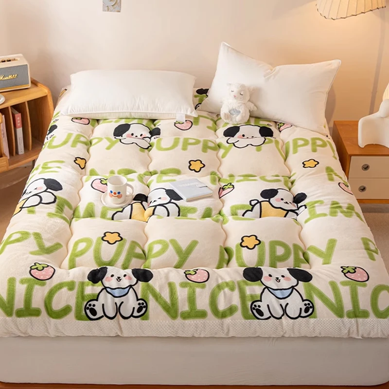Soft Comfortable Tatami Mattress Student Dormitory Single Velveteen Warm Mattress Household Thicken Bed mattresses floor mat