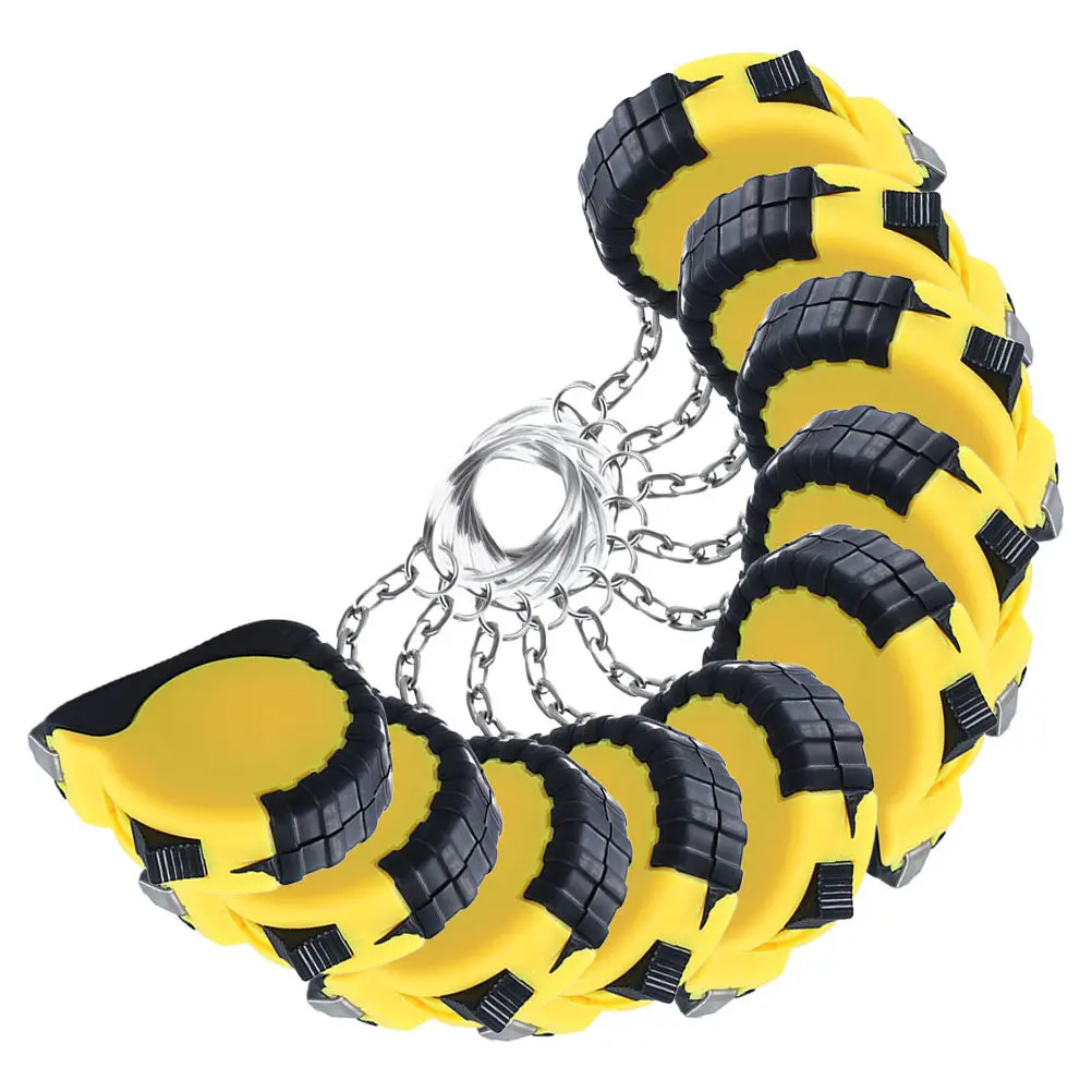 10Pcs Keychain Retractable Tape Measure Mini Compact Portable Measuring Tape Pendant for Sewing Carpentry Construction DIY Use