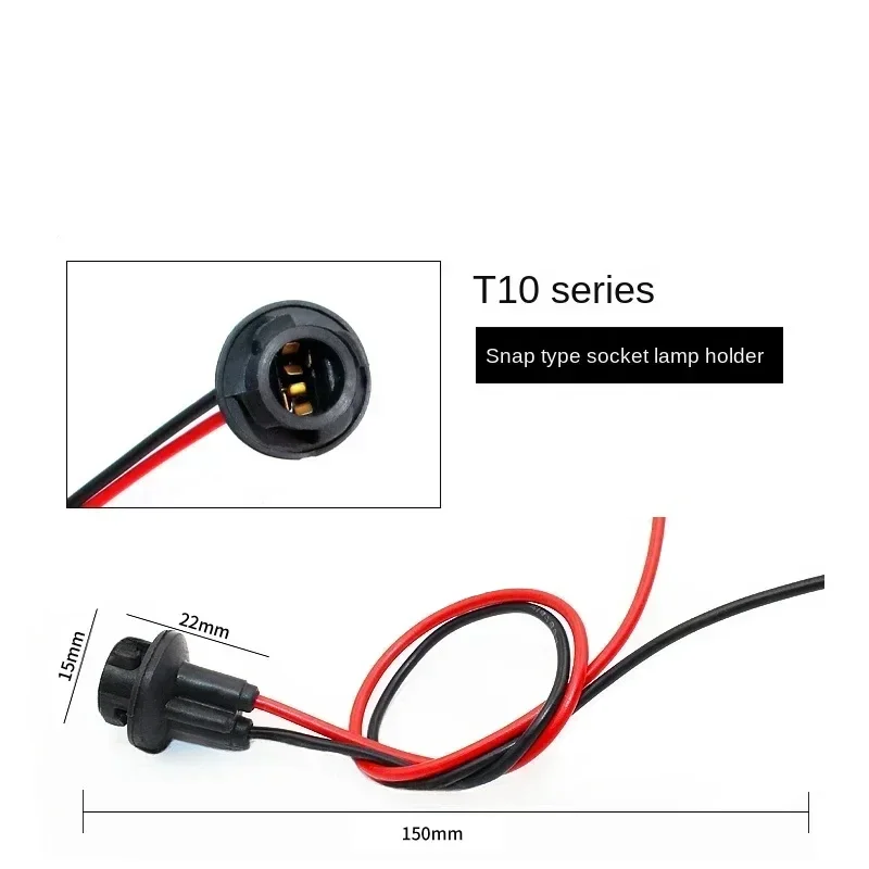 5/10/50Pcs T10 samochodowe gniazdo żarówka klinowa gumowa gruszka złącze wtykowe samochodu ciężarówka akcesoria samochodowe