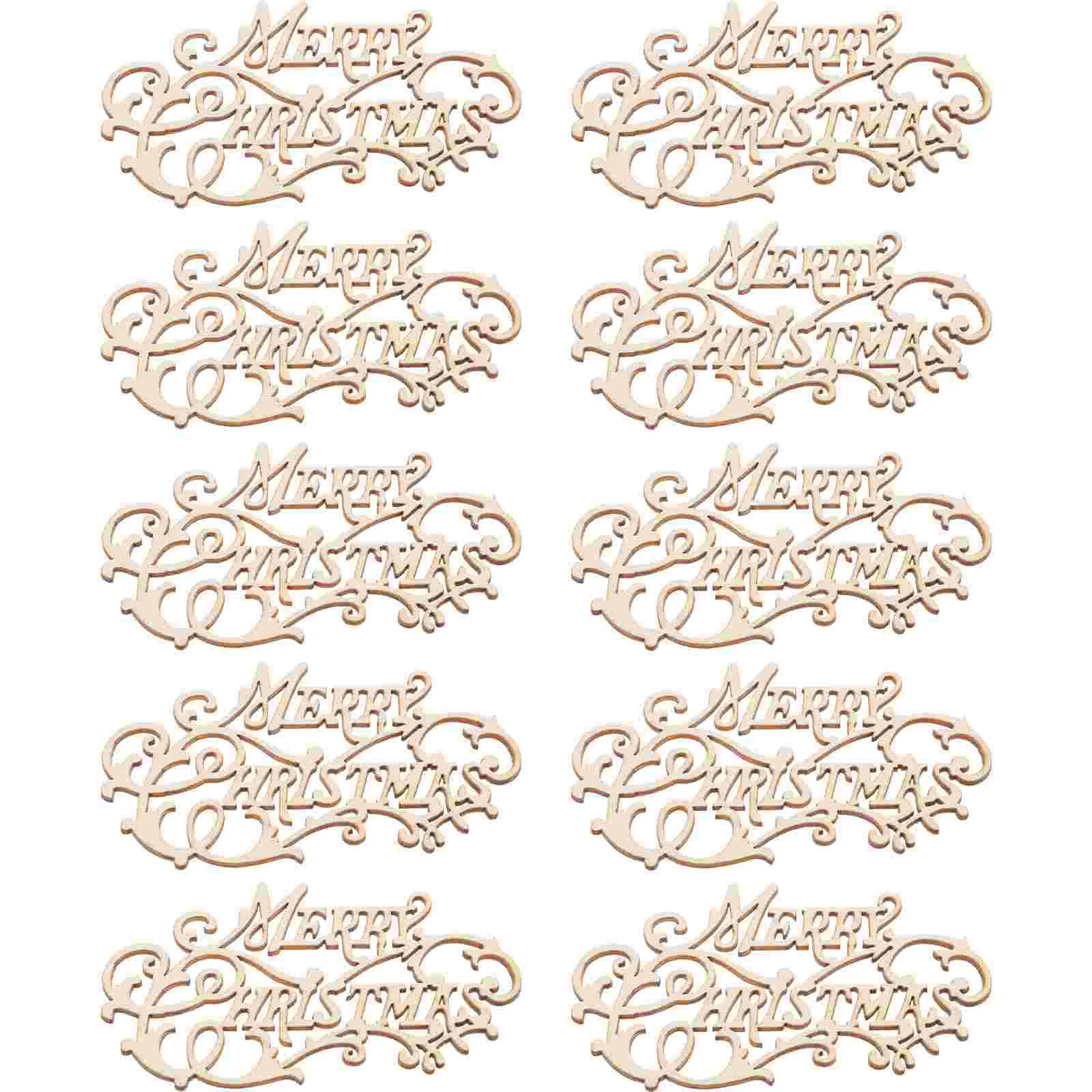 

Christmas Decorations Wood Chips Stickers Unfinished Xmas Pendants Taper Holders Graffiti Wooden Child