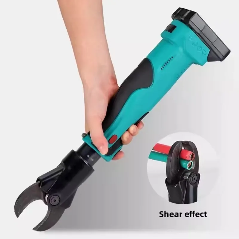 Cordless Rechargeable Hydraulic Cable Cutter With Remote Control For Live Working High Voltage Insulated Conductor Cutting Tool