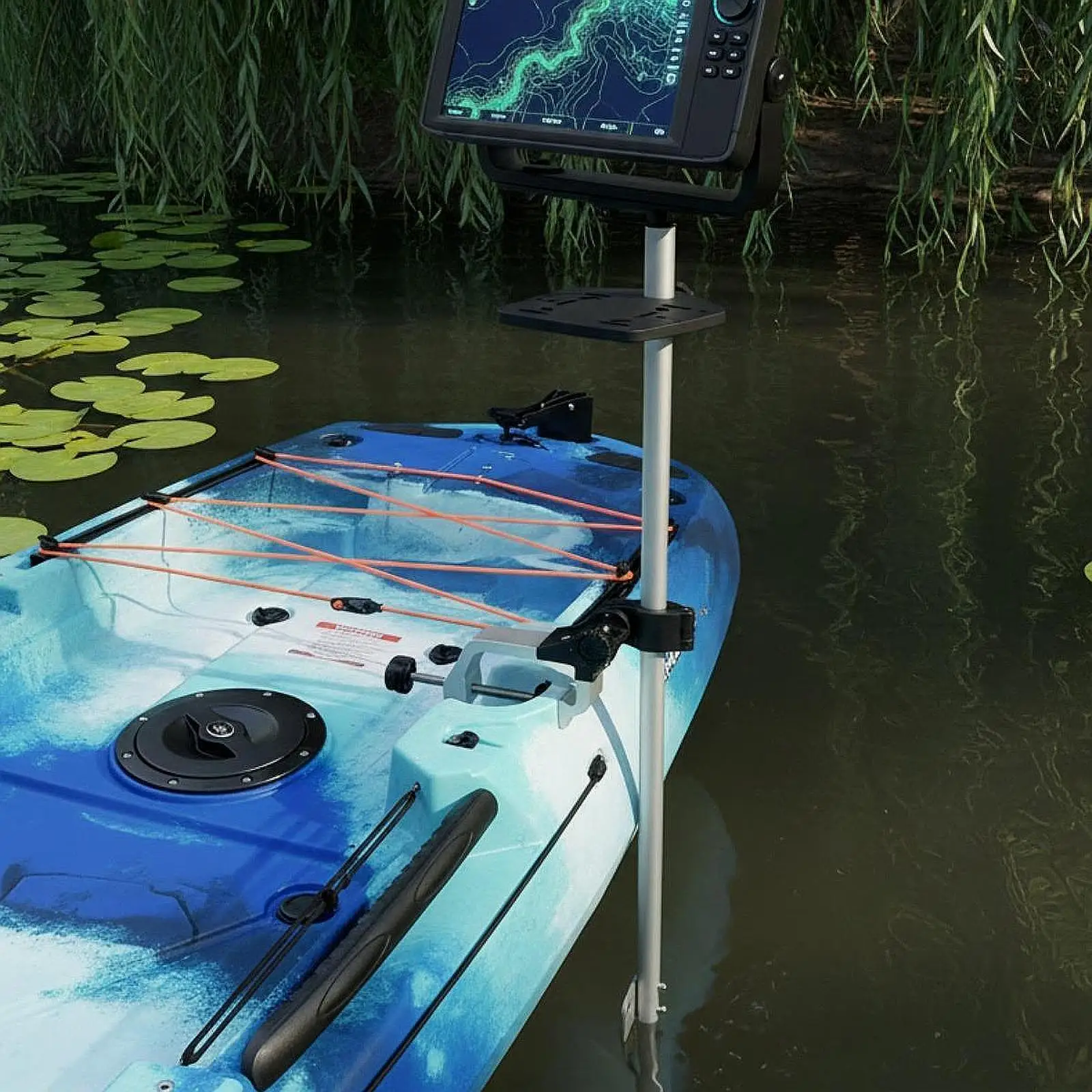 Fish Find Mount Kayak Boat Professional Compatible Sturdy Supplies Direct Replace Easy to Install Portable Accessories Holder