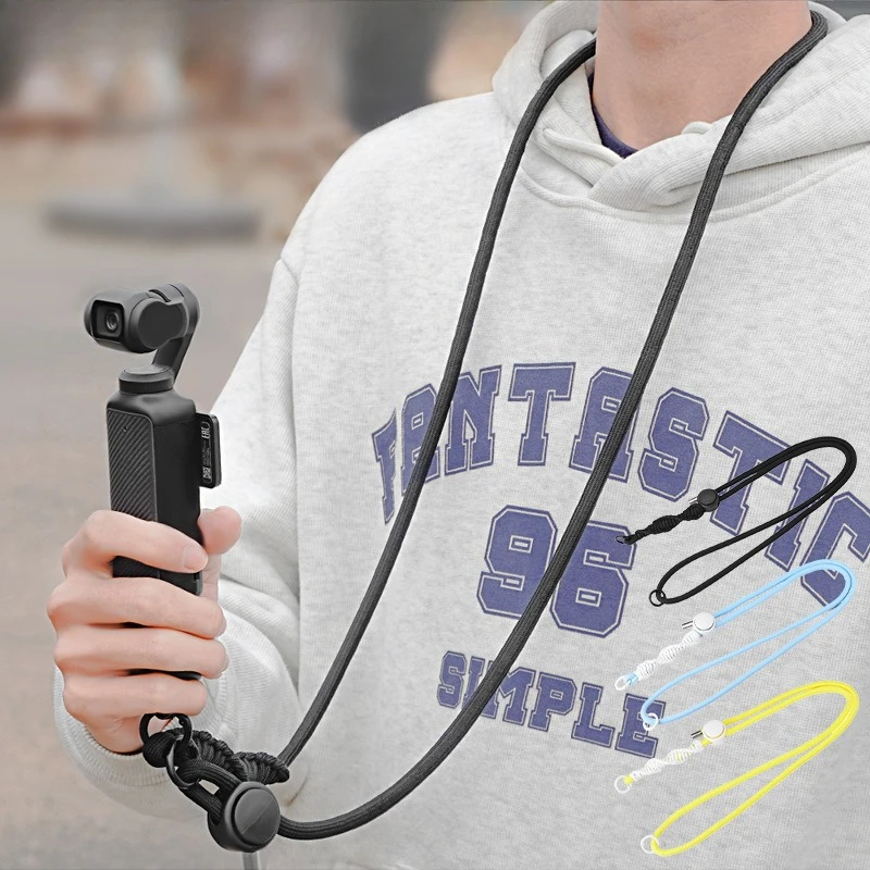 Cordón antipérdida de liberación rápida para Insta360 X4 X5, cámara de acción, cordón de viaje para hombro al aire libre para DJI Action 3 4 5Pro 6 Osmo360
