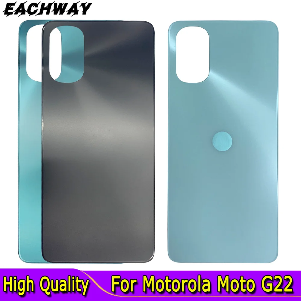 

6.5" For Motorola Moto G22 Back Battery Cover Door Rear Panel Housing Repair Replace XT2231-2 For Moto G22 Back Cover With Logo