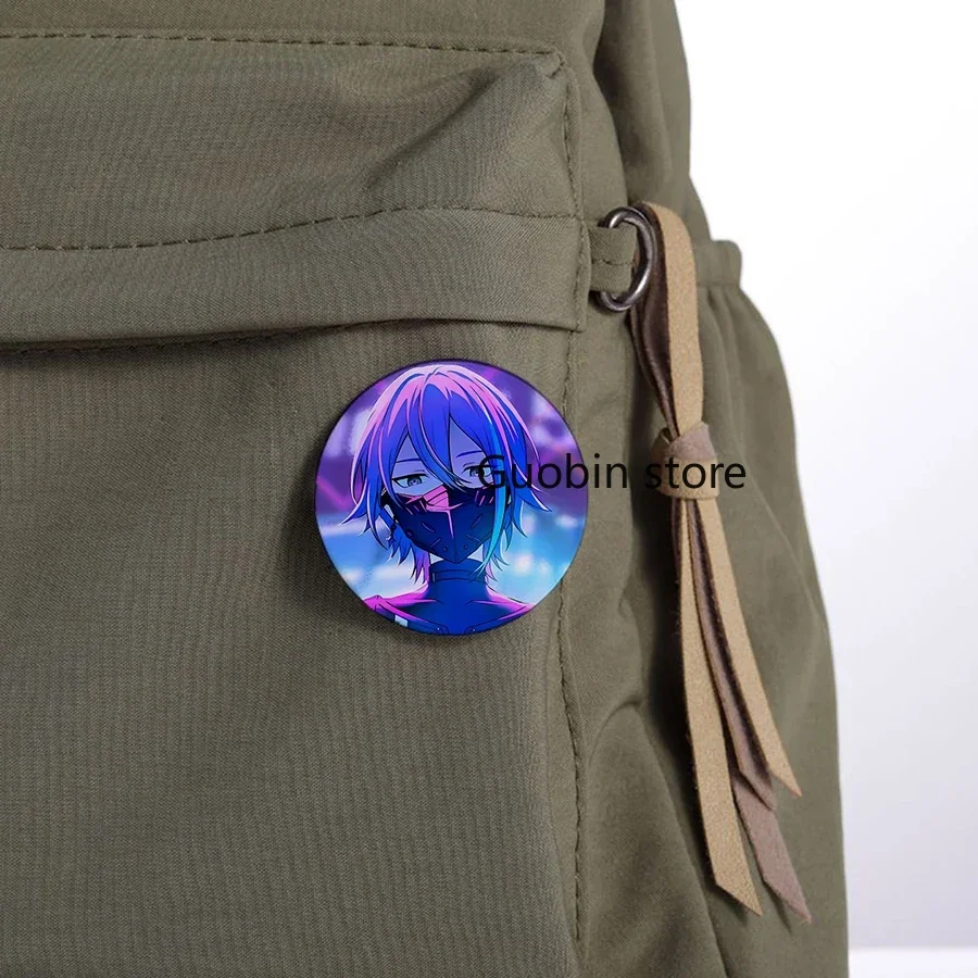 58mm New Project SEKAI Anime Wonderlands×Showtime Kamishiro Rui Metal Badge Brooch Pins