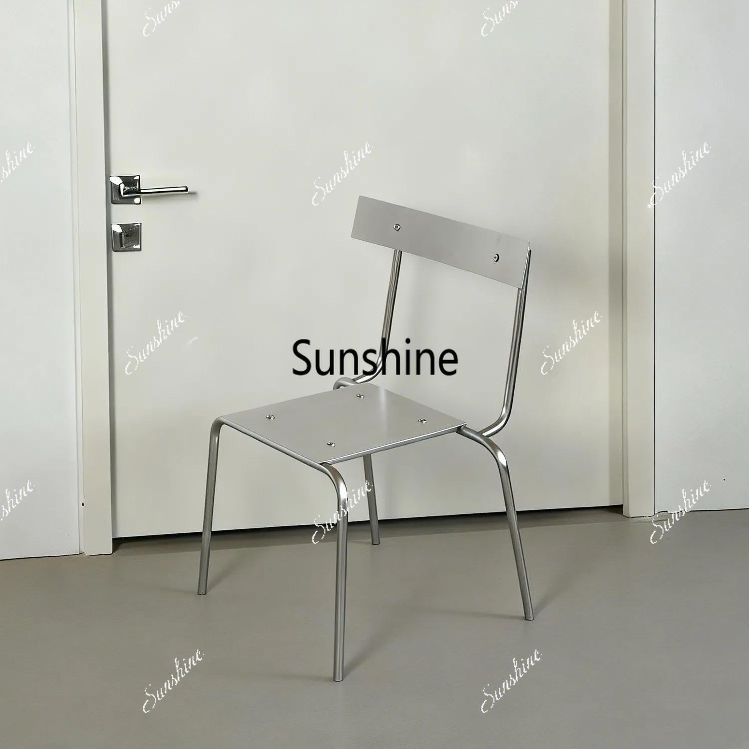 Creative minimalist wabi sabi industrial style outdoor cafe outdoor courtyard chair