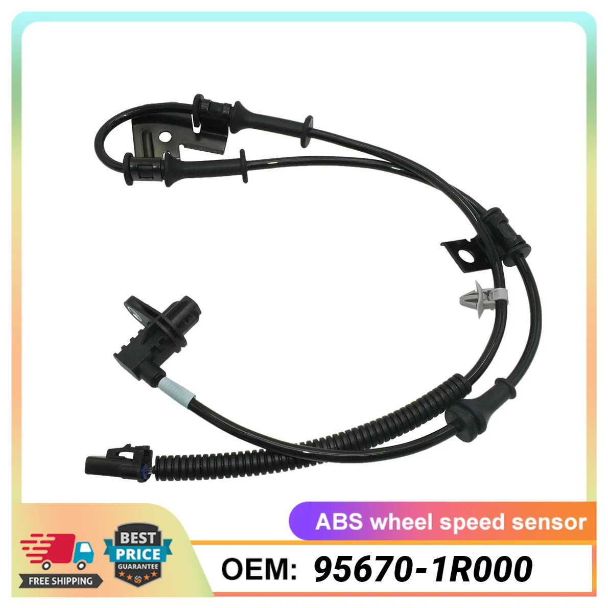 1PCS ABS Wheel Speed Sensor Front Left 95670-1R000 956701R000 95670 1R000 For 2011-2017 HYUNDAI Accent Solaris