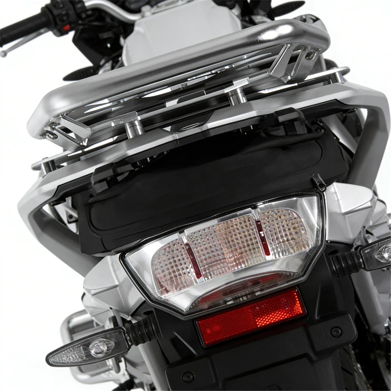 Motorcycle Rear Rack Tool Bag Aluminum Shelf Back Storage Pocket Waterproof Tool Bag For BMW R1200GS R1250GS Adventure