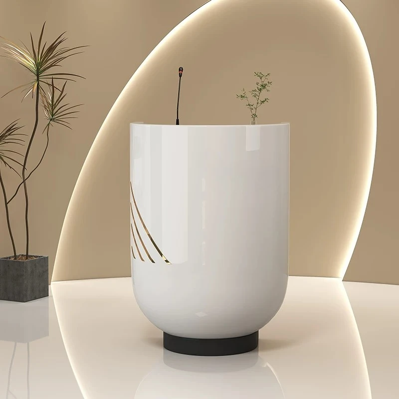 

Office Modern Reception Desks Salon Hotels Cashier Church Reception Desks Pulpit Beauty Empfangstheke Furniture