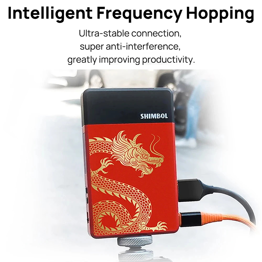 SHIMBOL-TPミニプロフェッショナルワイヤレスビデオ伝送システム,0.07フィート,アルミニウム,航空,秒,最大1080p60をサポート