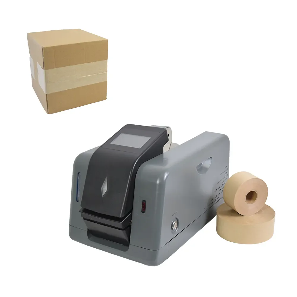 

LinkAir Industrial Multi Mode Kraft Gummed Water Activated Automatic Packaging Wet Packing Paper Tape Machine